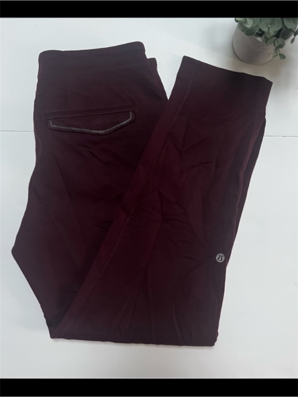Lululemon &go City Trek Trouser Pant Bordeaux Drama Size 6